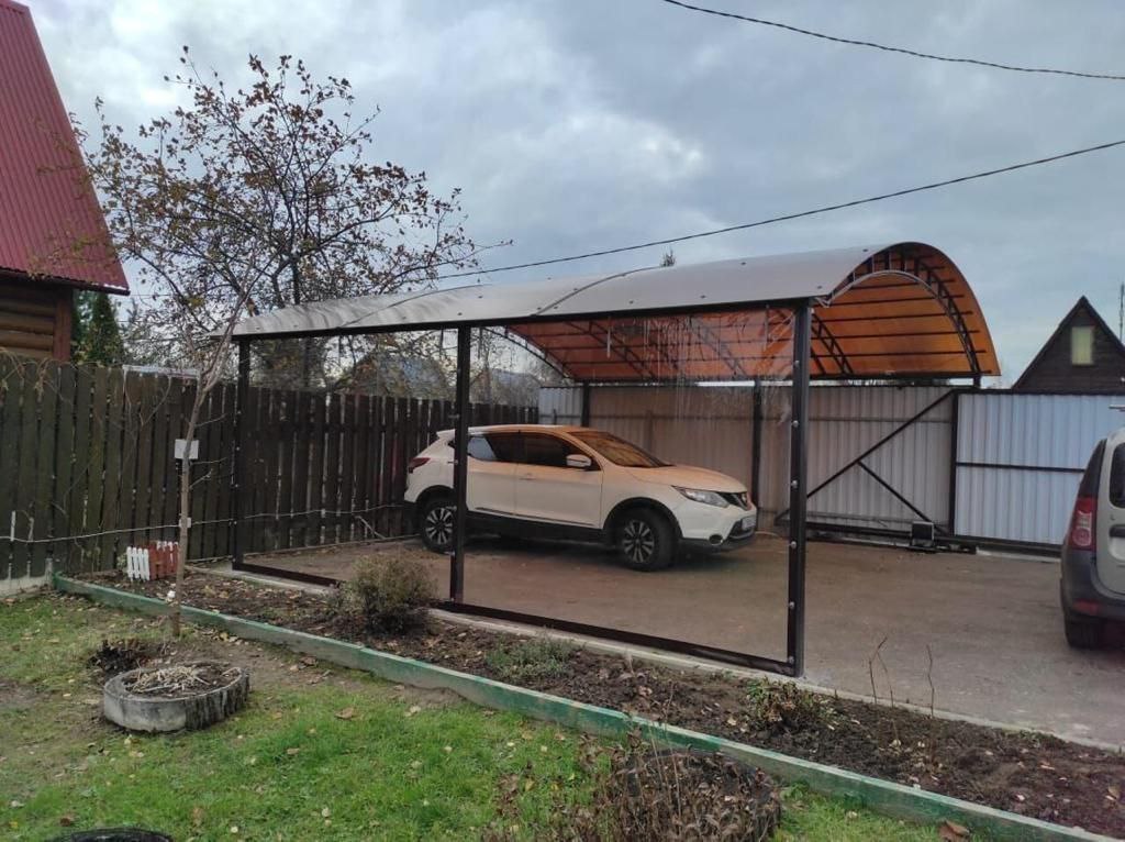 Прозрачные шторы ПВХ для навеса под автомобиль в Муроме